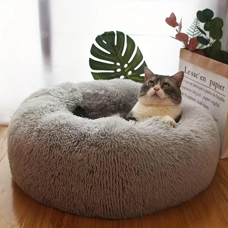 Tailfriends® hondmand-honden donutmand-kattenmand-grijs-50cm