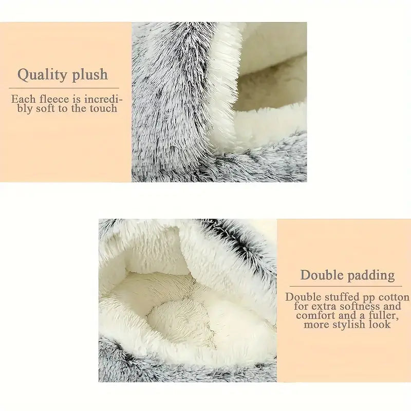 Tailfriends® Hundekorb - Muschel Hundekörbchen für Hunde - Hundebett - Hundehütte - pink - 60cm