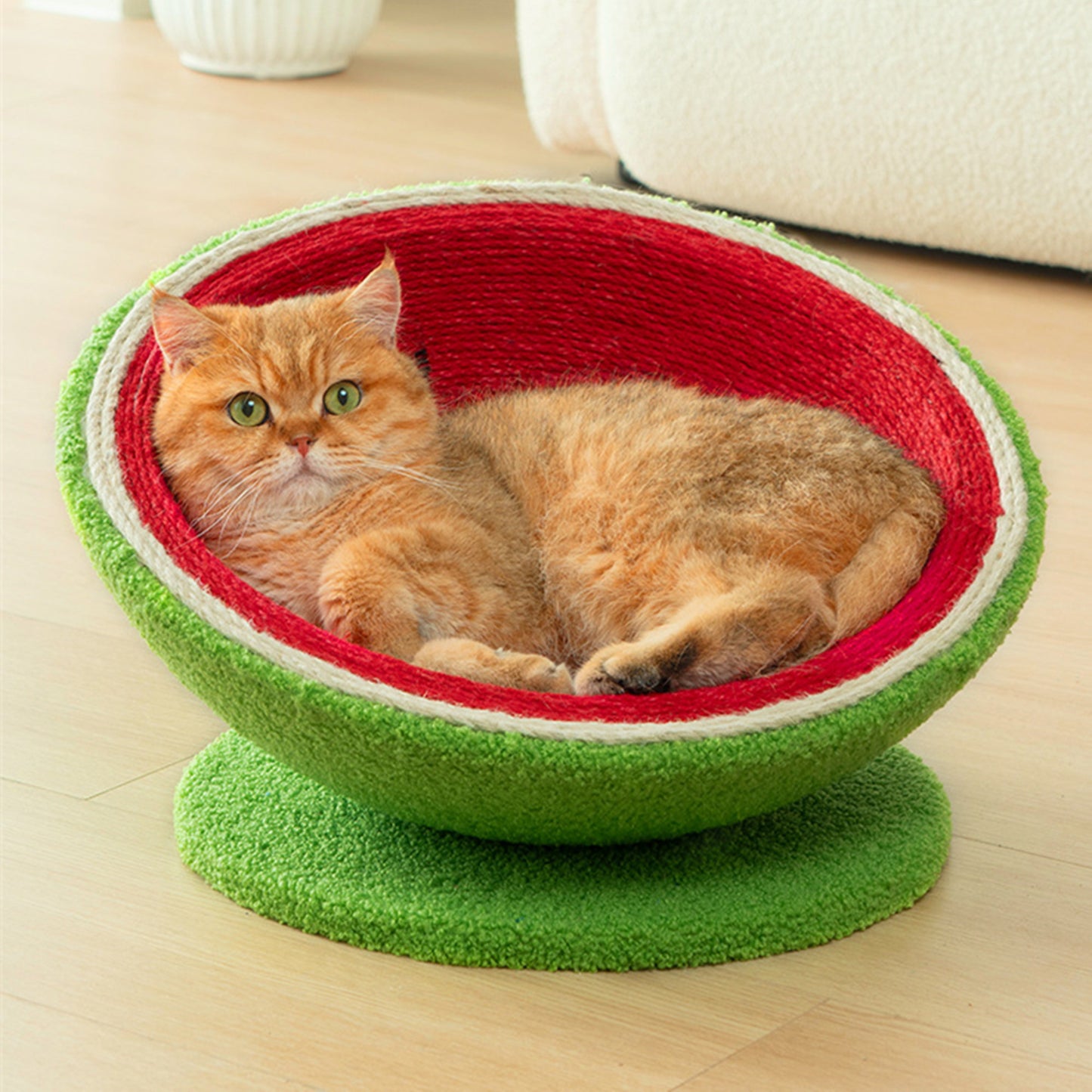 Tailfriends kattenmaand met watermeloen-cat bed-dog bed-L-45cm