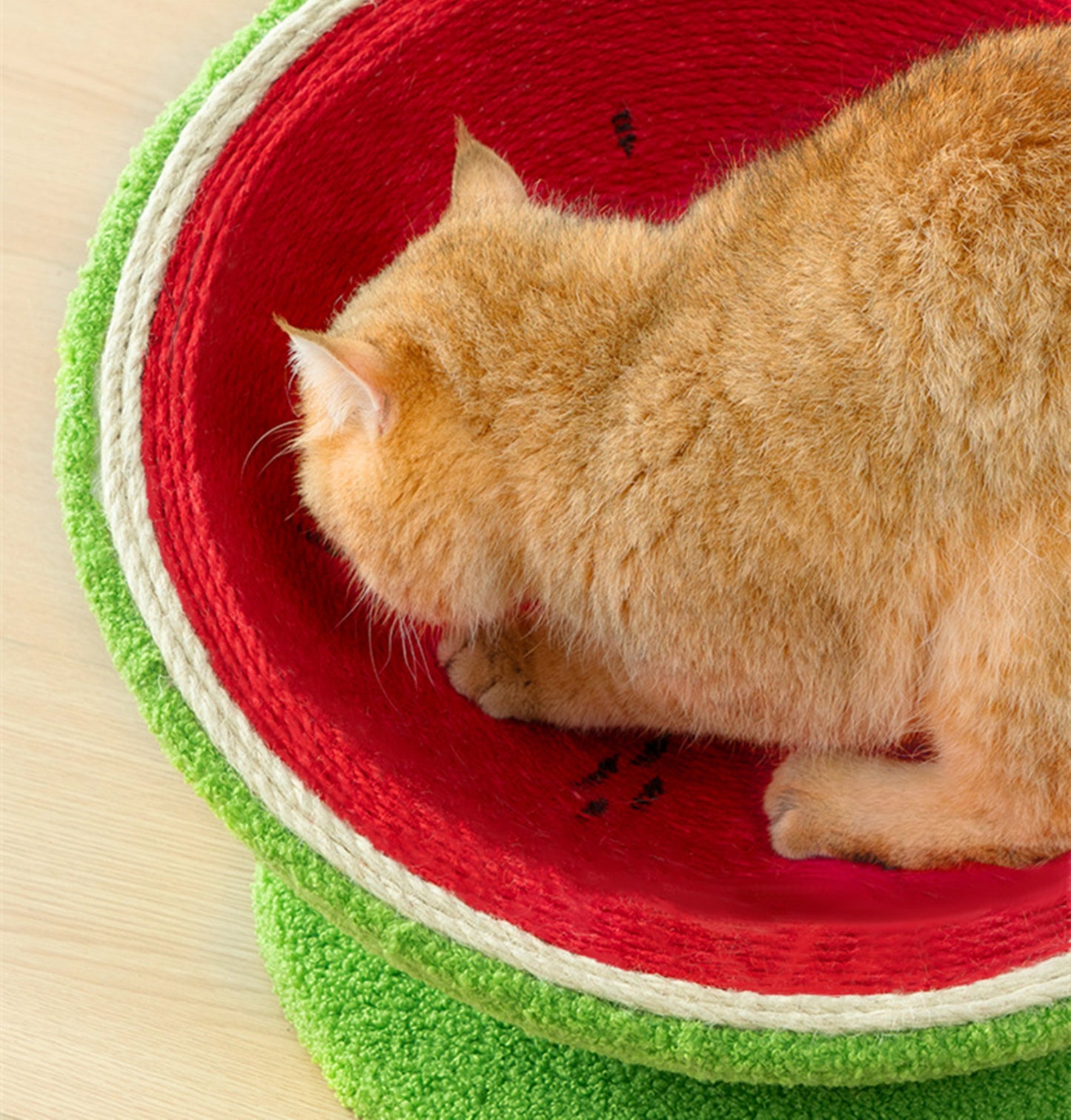 Tailfriends kattenmaand met watermeloen-cat bed-dog bed-L-45cm