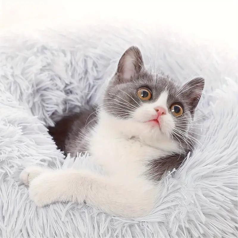 Tailfriends® hondmand-honden donutmand-kattenmand-donker grijs-50cm