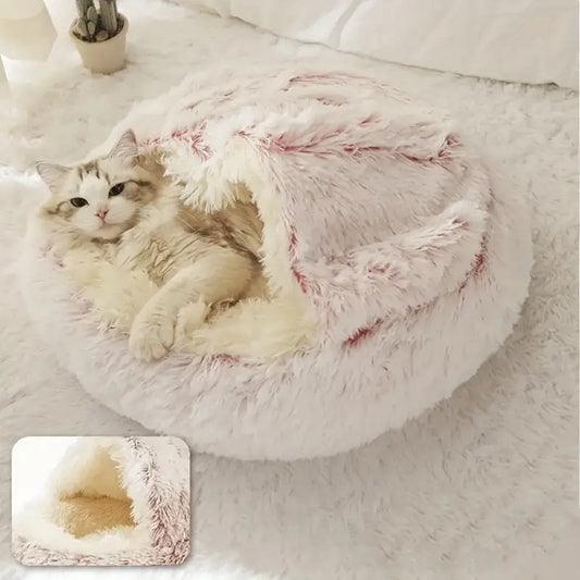Tailfriends® hondenmand-schelp hondenmanden voor honden-dog bed-hondhuis-roos-60cm