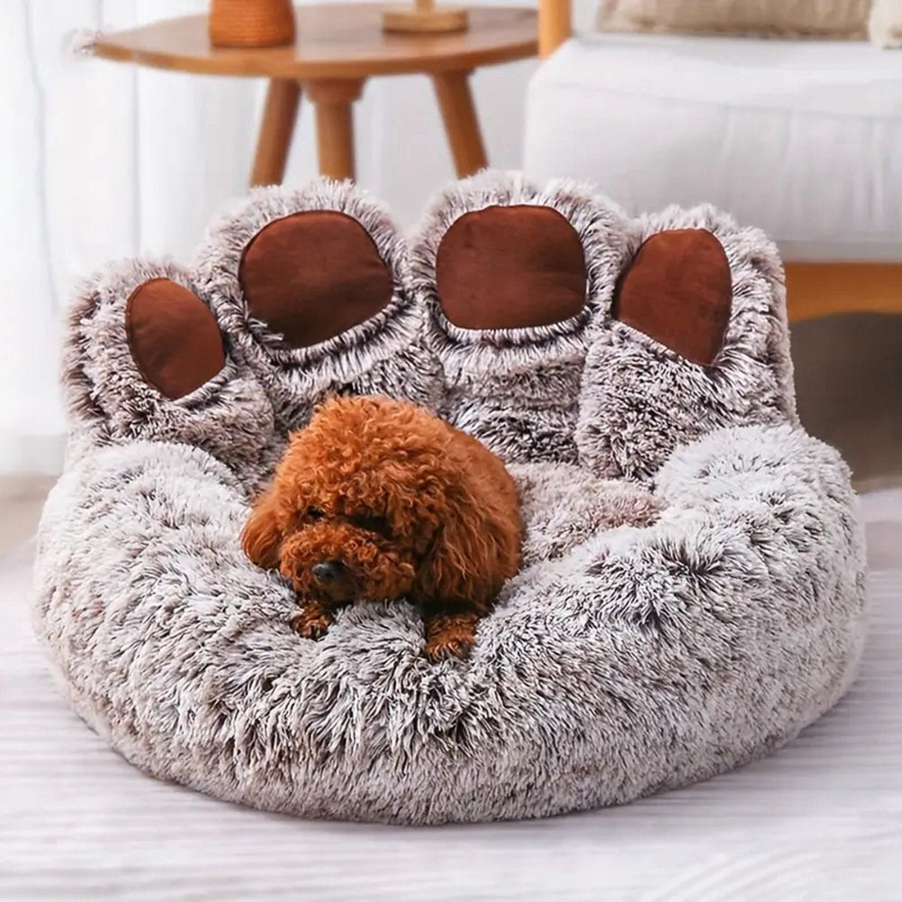 Tailfriends® hondenmand-hondenkussen voor honden-luxe Hondenbed berenklauw -Zachte Haren-Beige-70cm