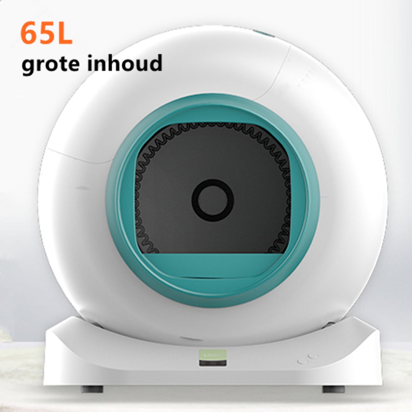 Tailfriends® Automatische Kattenbak - Zelfreinigende Kattenbak - Inclusief App-65L-groen/wit