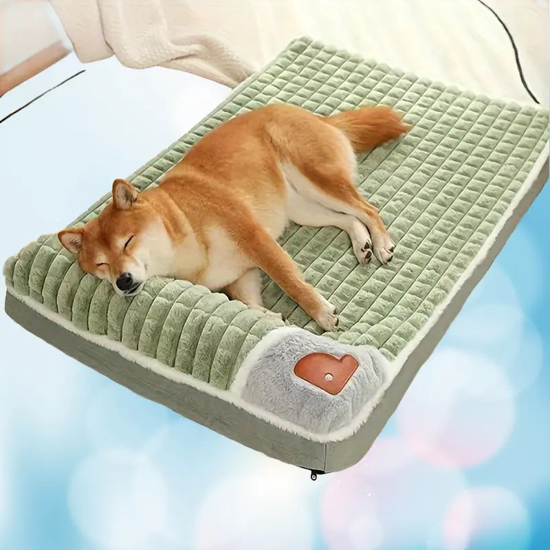 Tailfriends Orthopedisch hondenbed met kussen-Luxe Honden Mand & Bed-Benchkussen- Hondenkussen-XXL-100cm X 70cm