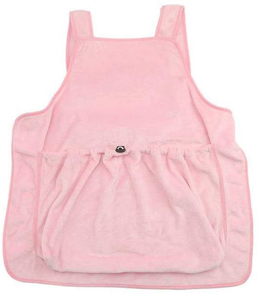 Tailfriends ® schort voor spelen met katten-max 7.5kg-grijs-roze-74cm*70cm