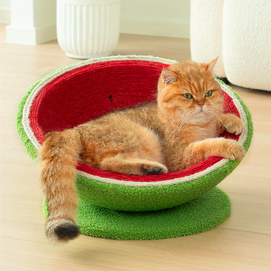 Tailfriends kattenmaand met watermeloen-cat bed-dog bed-M-35cm